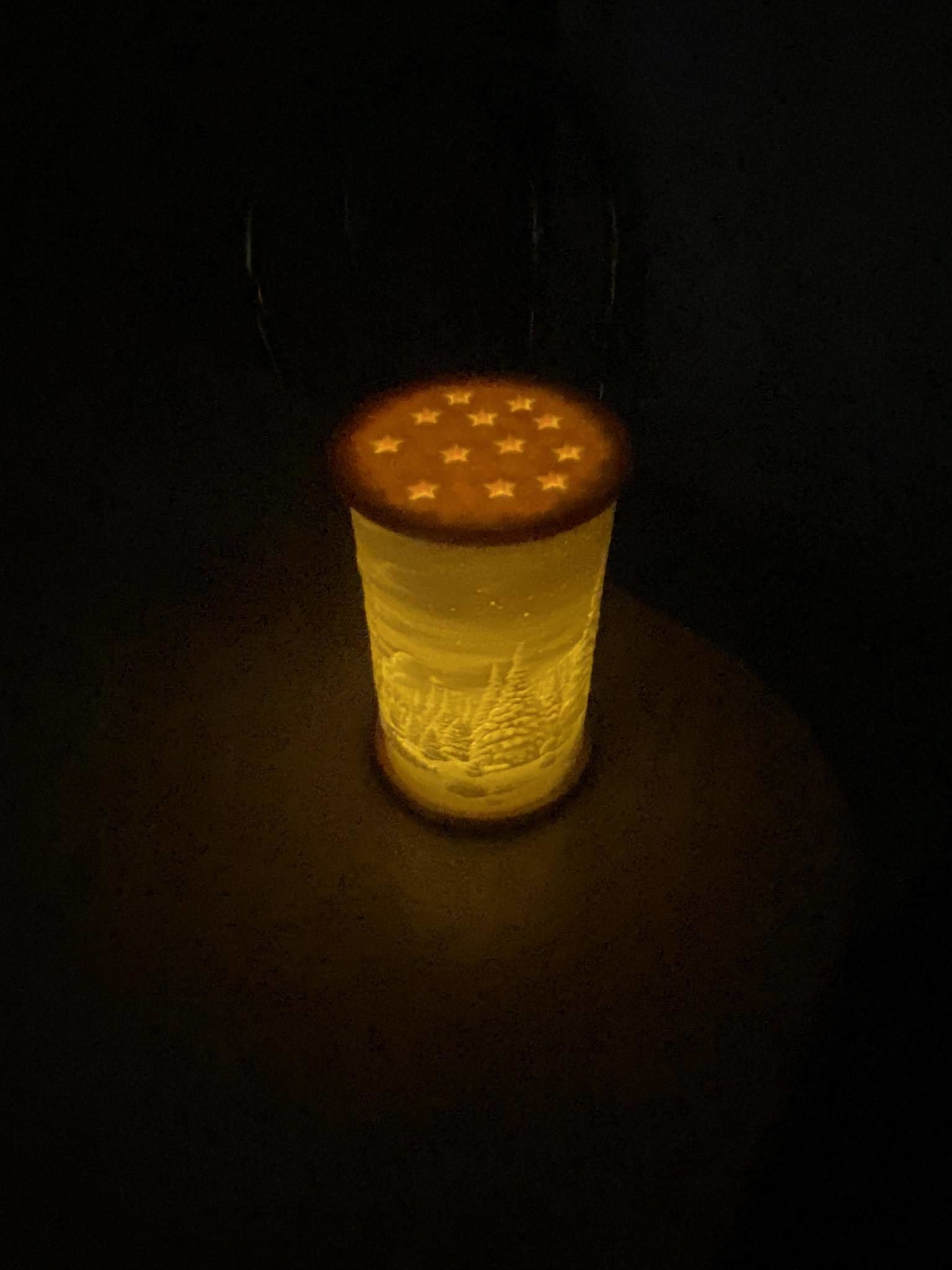 Christmas LED tea light decoration holder 3D print model_1