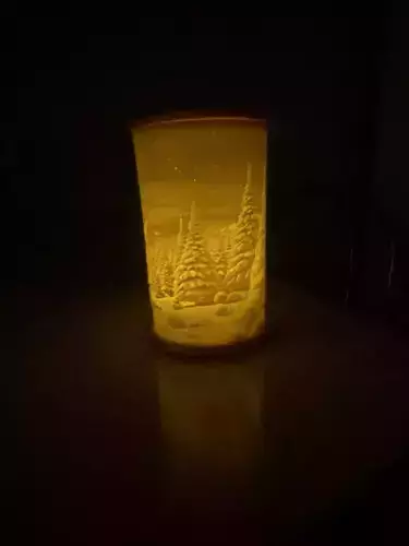 Christmas LED tea light decoration holder 3D print model