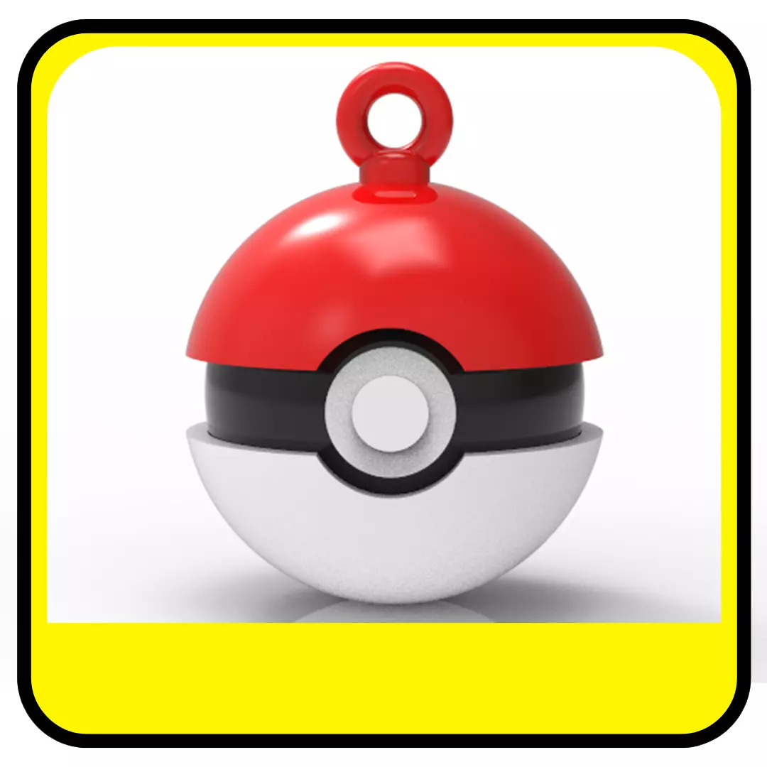 POKEMON CHRISTMAS ORNAMENTS - POKEBALLS 3D print model_0
