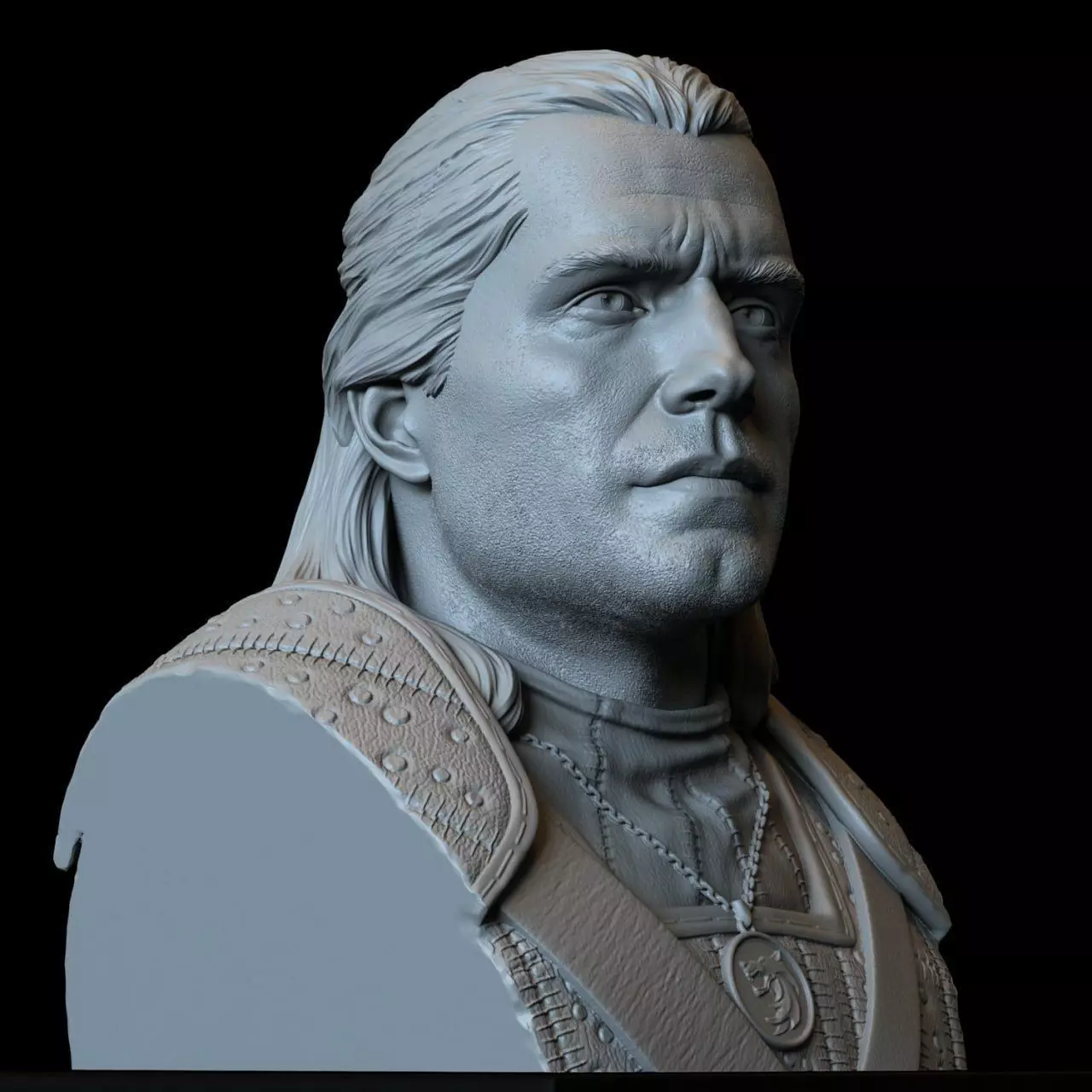 Geralt The witcher 3D print model