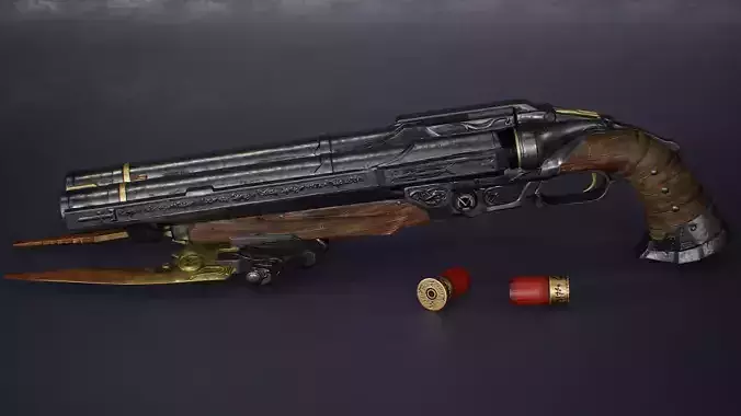 Double Barrel Shotgun