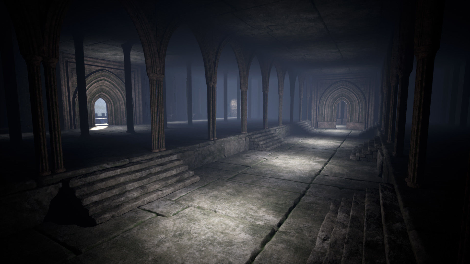 Gothic Castle Modular UE5 Low-poly 3D model_9