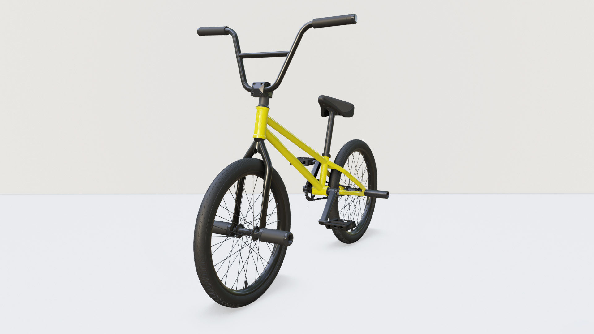 Flatland BMX diamond frame 3D model_6