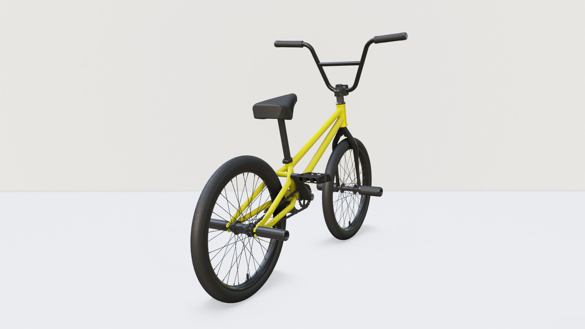 Flatland BMX diamond frame 3D model_12