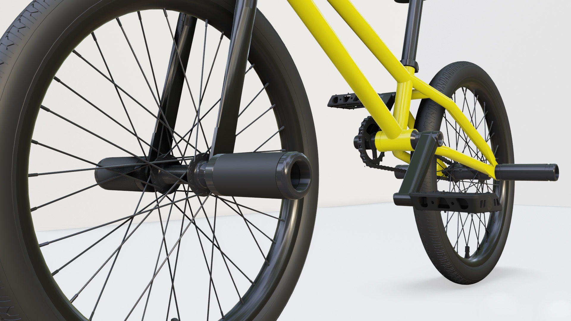 Flatland BMX diamond frame 3D model_18