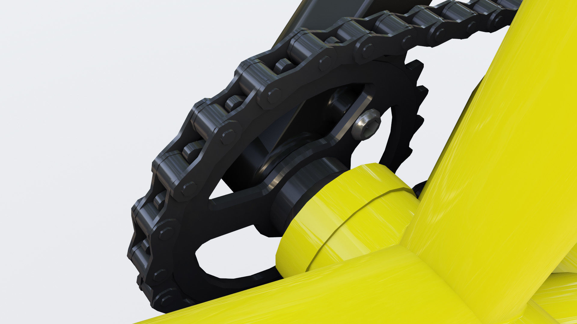 Flatland BMX diamond frame 3D model_17