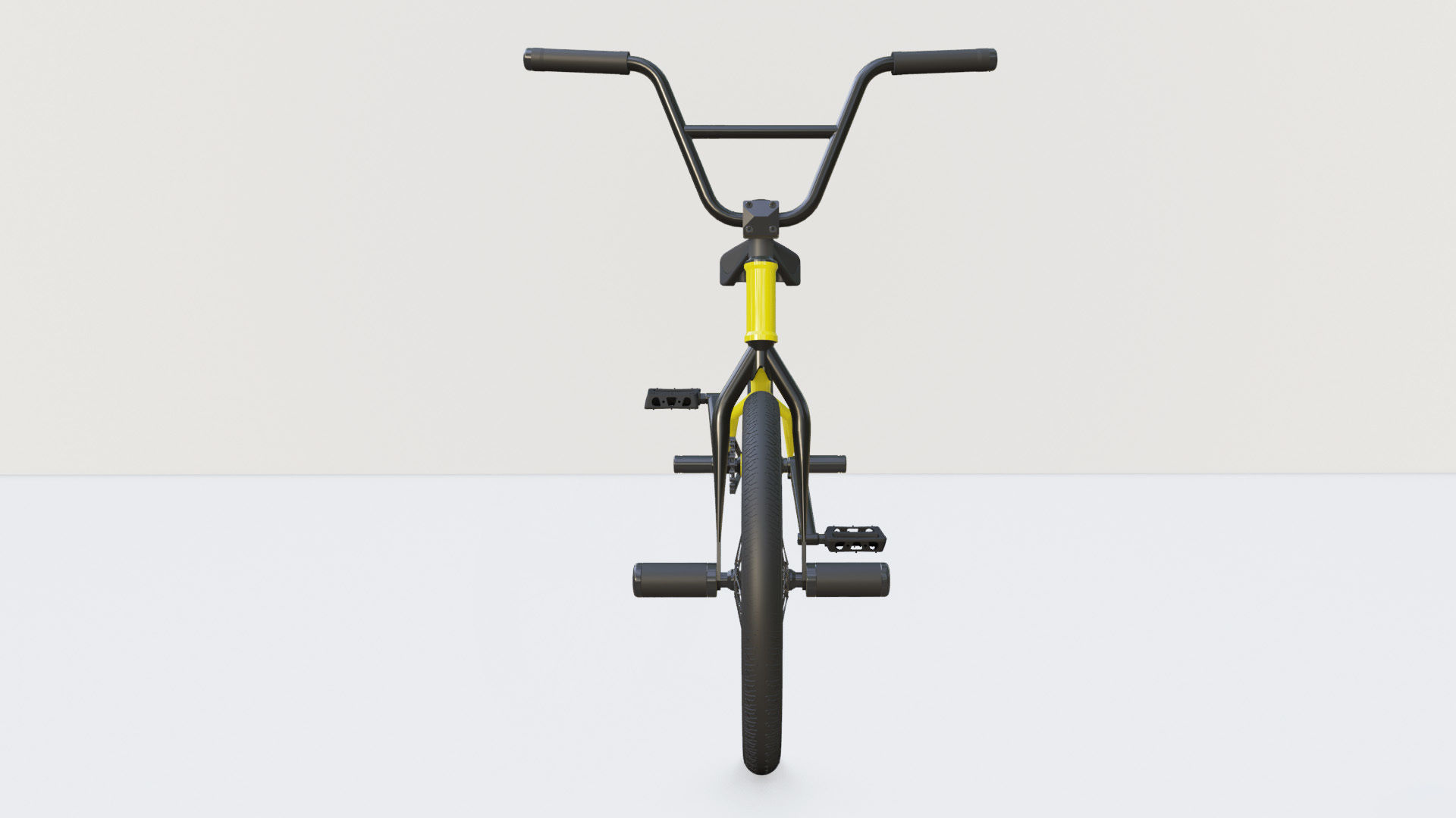 Flatland BMX diamond frame 3D model_7