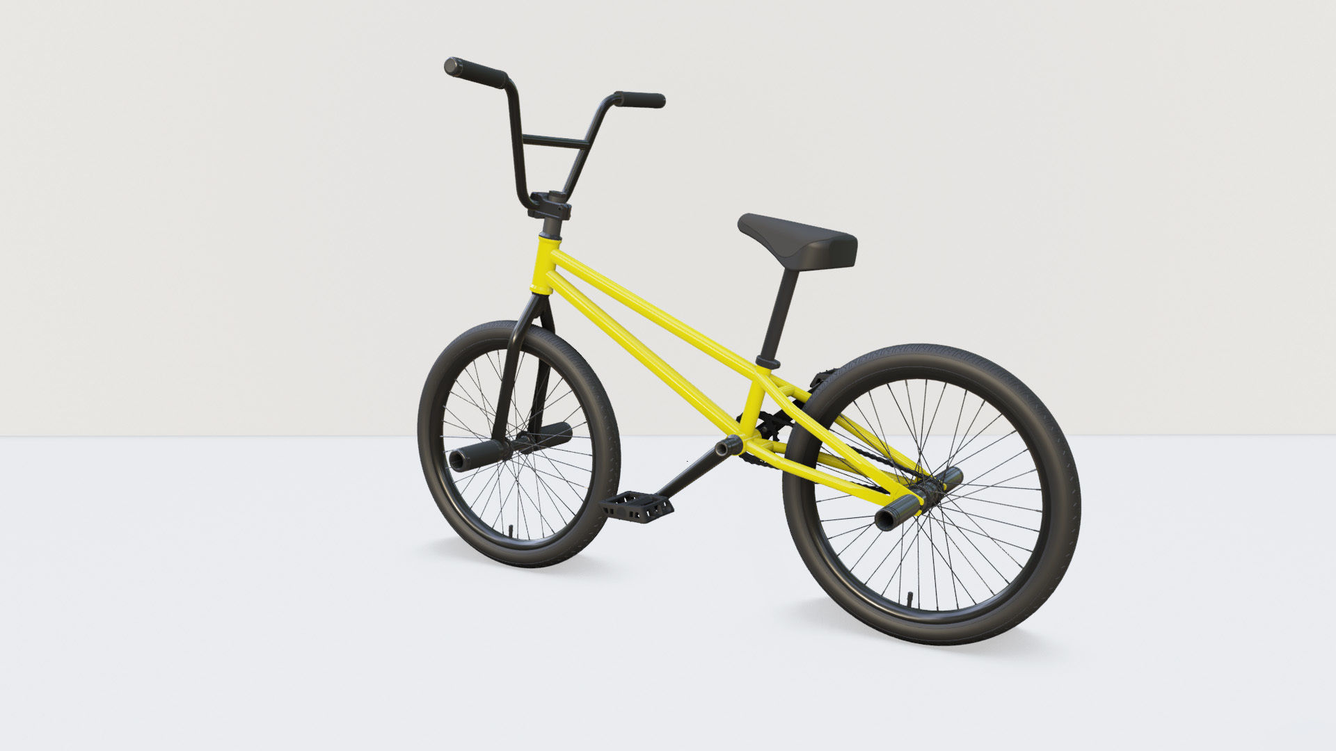 Flatland BMX diamond frame 3D model_15