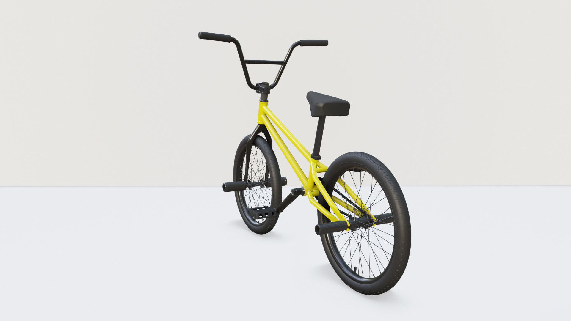 Flatland BMX diamond frame 3D model_14