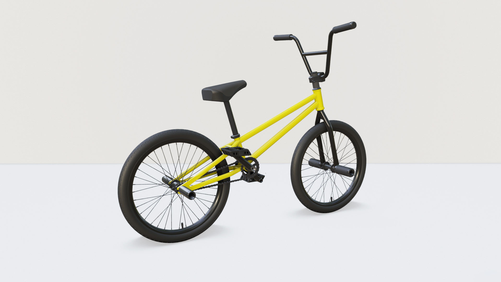 Flatland BMX diamond frame 3D model_11