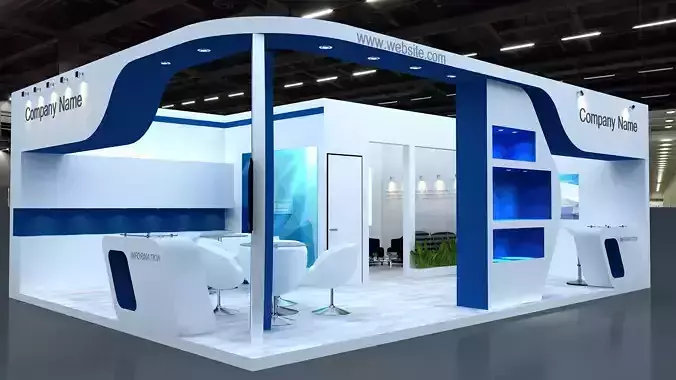 exhibition 3D model