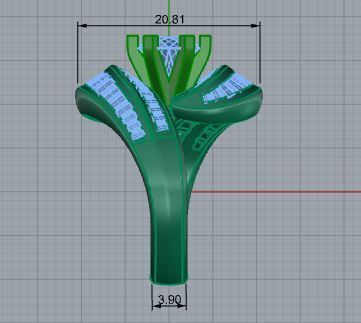 Round Diamond Tension Ring 4108 3D print model_7