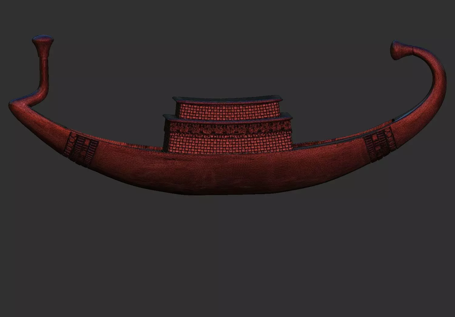 Ancient Egyptian Boats Ships 3d printable models collection 3D print model_30