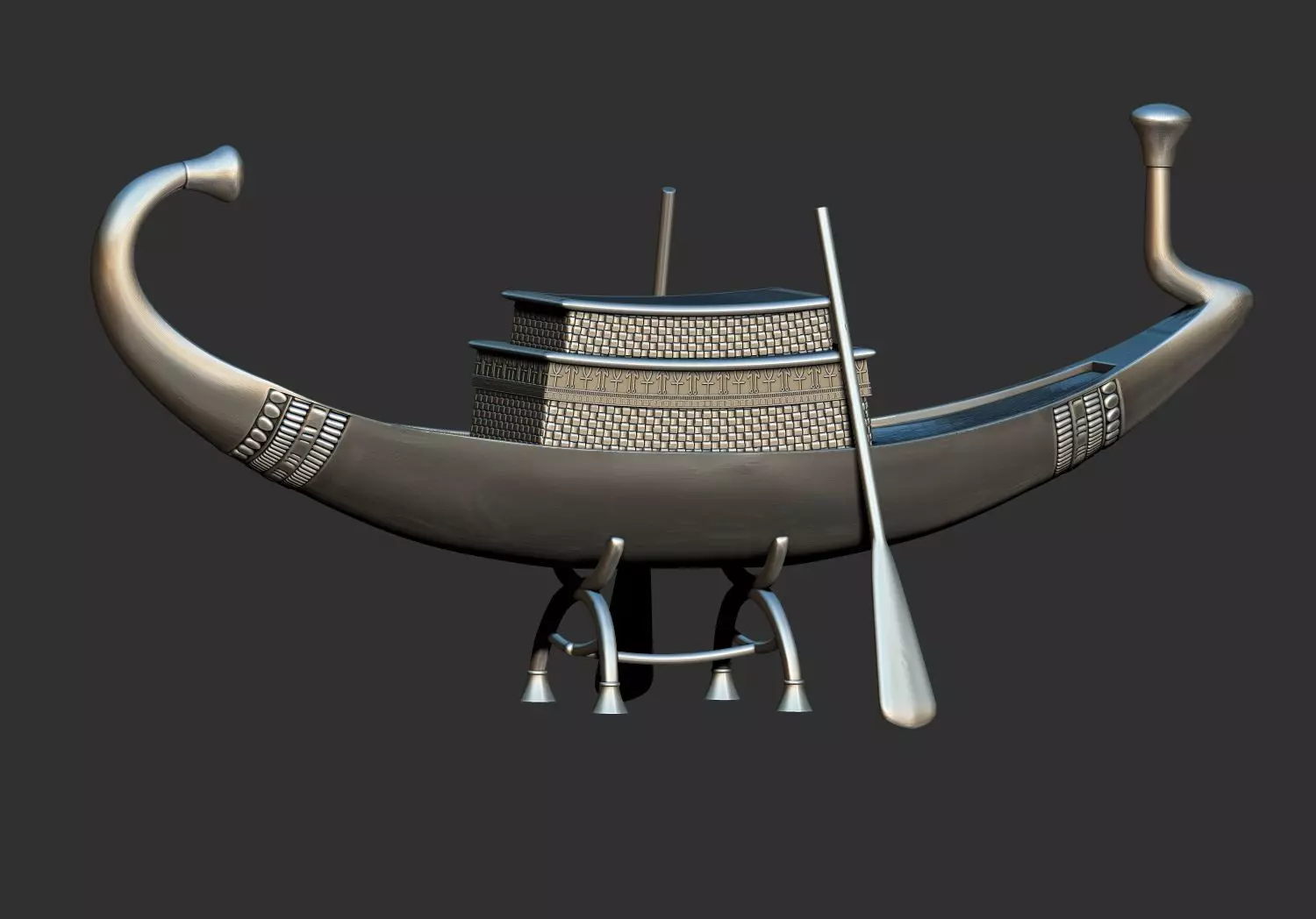 Ancient Egyptian Boats Ships 3d printable models collection 3D print model_4