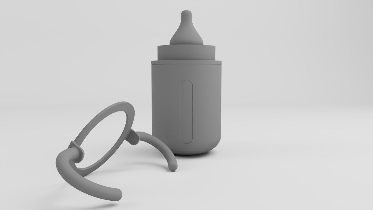 Baby Feeder Bottle 3 3D model_8