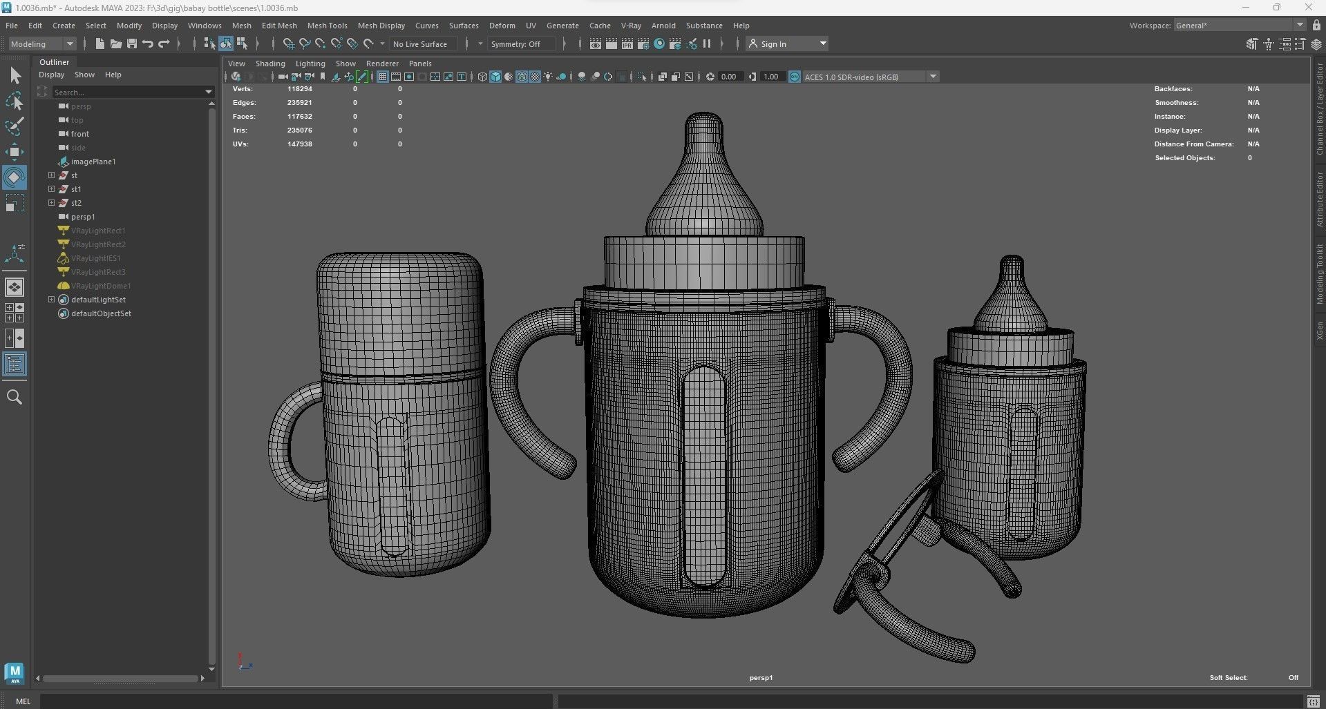 Baby Feeder Bottle 3 3D model_14