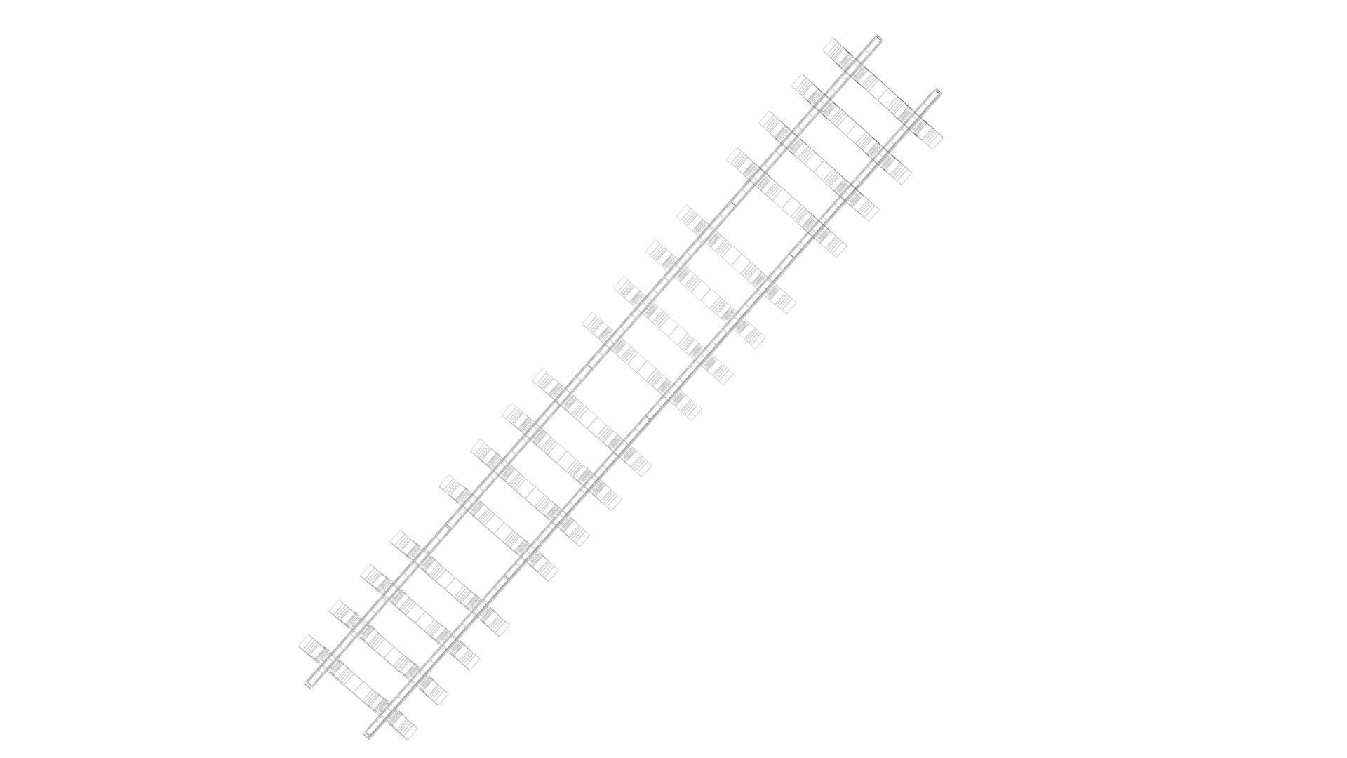 Railway Track 3D model_30