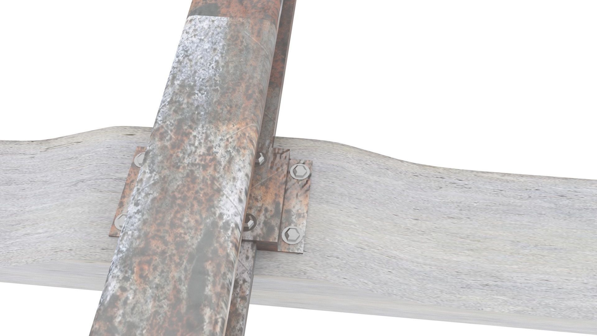 Railway Track 3D model_17