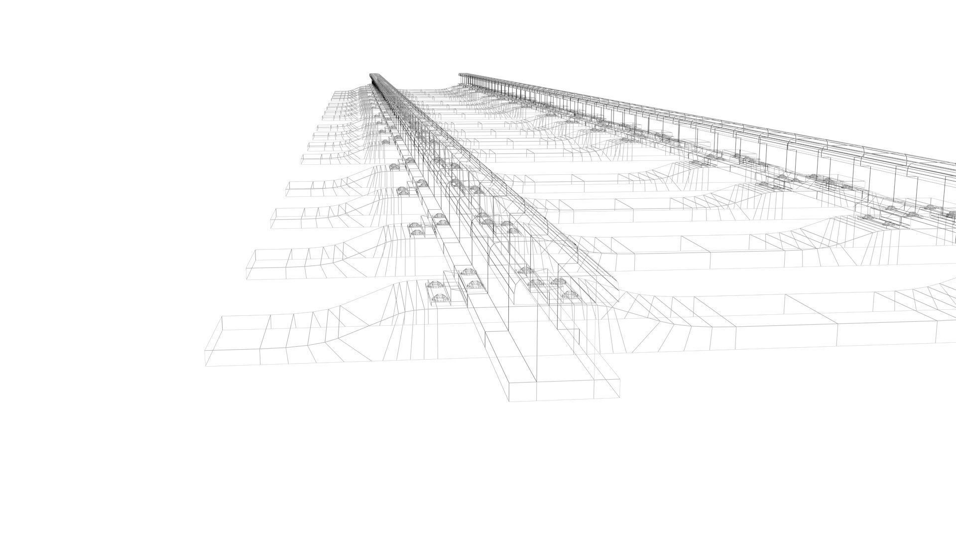 Railway Track 3D model_31