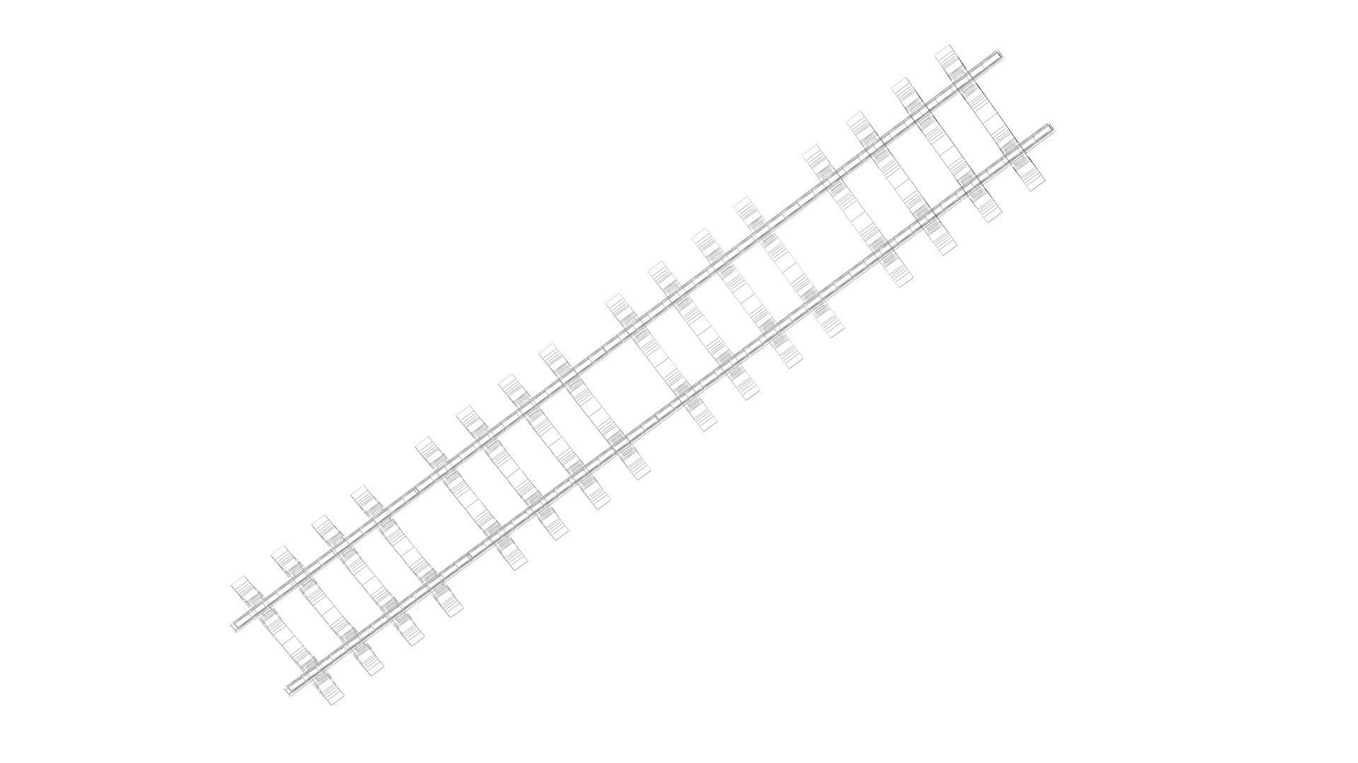 Railway Track 3D model_28