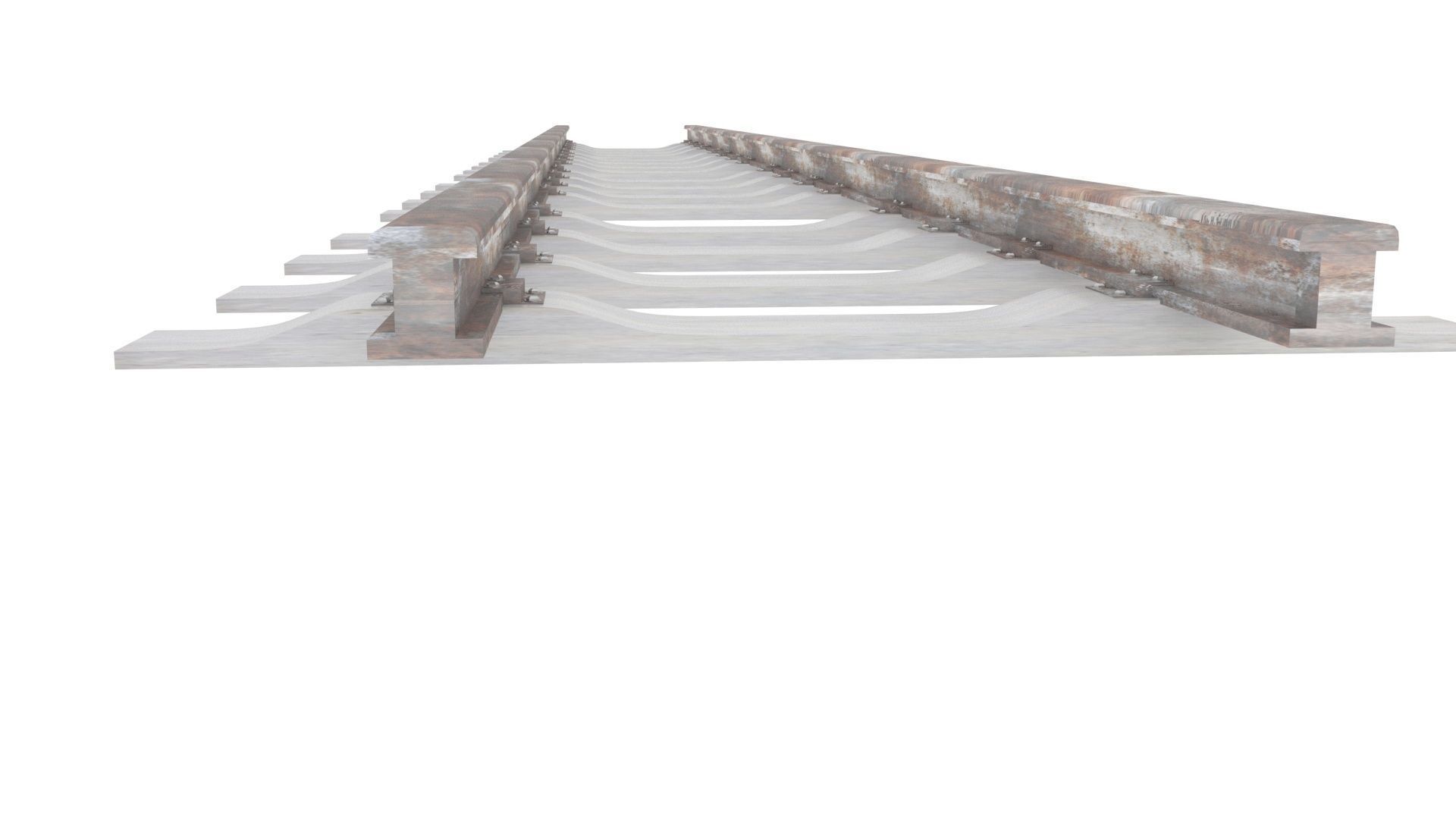 Railway Track 3D model_19
