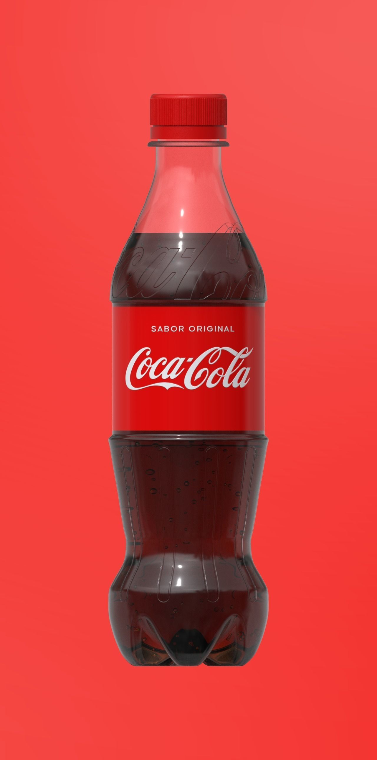 2023 Coca Cola Bottle 500ml 3D model 3D model_4