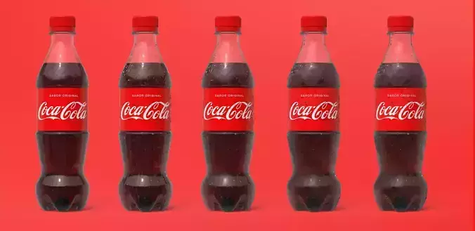 2023 Coca Cola Bottle 500ml 3D model 3D model