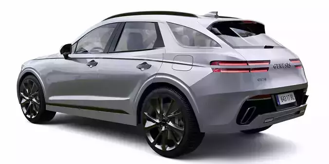 Genesis GV70 2020 3D model