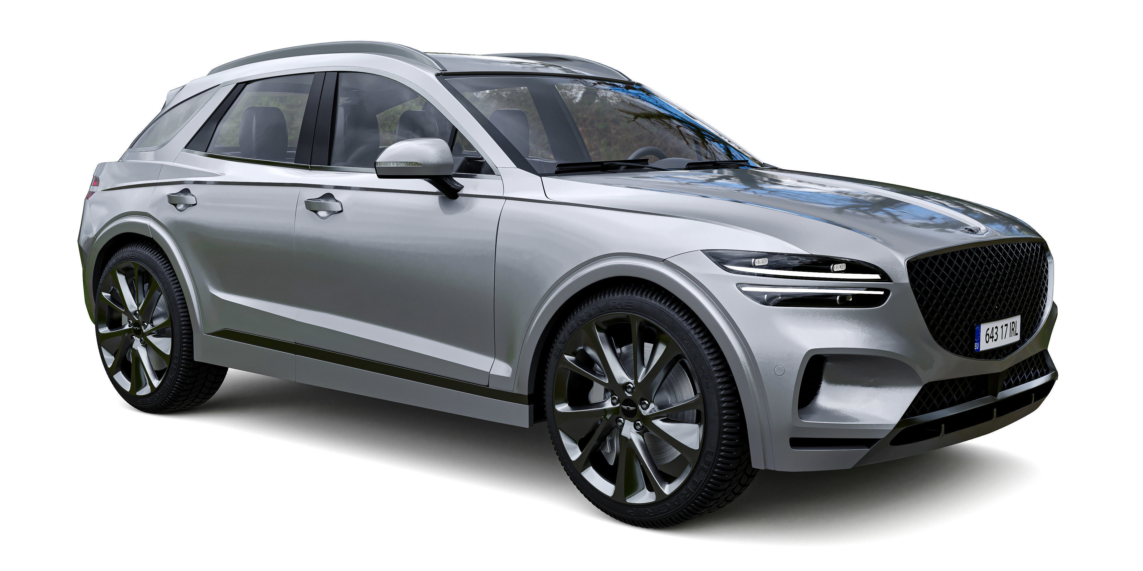 Genesis GV70 2020 3D model 3D model_3