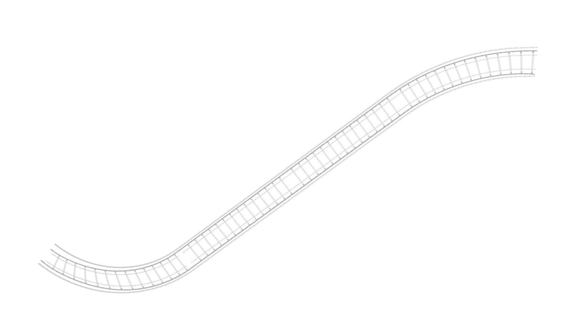Railway Track 3D model_28