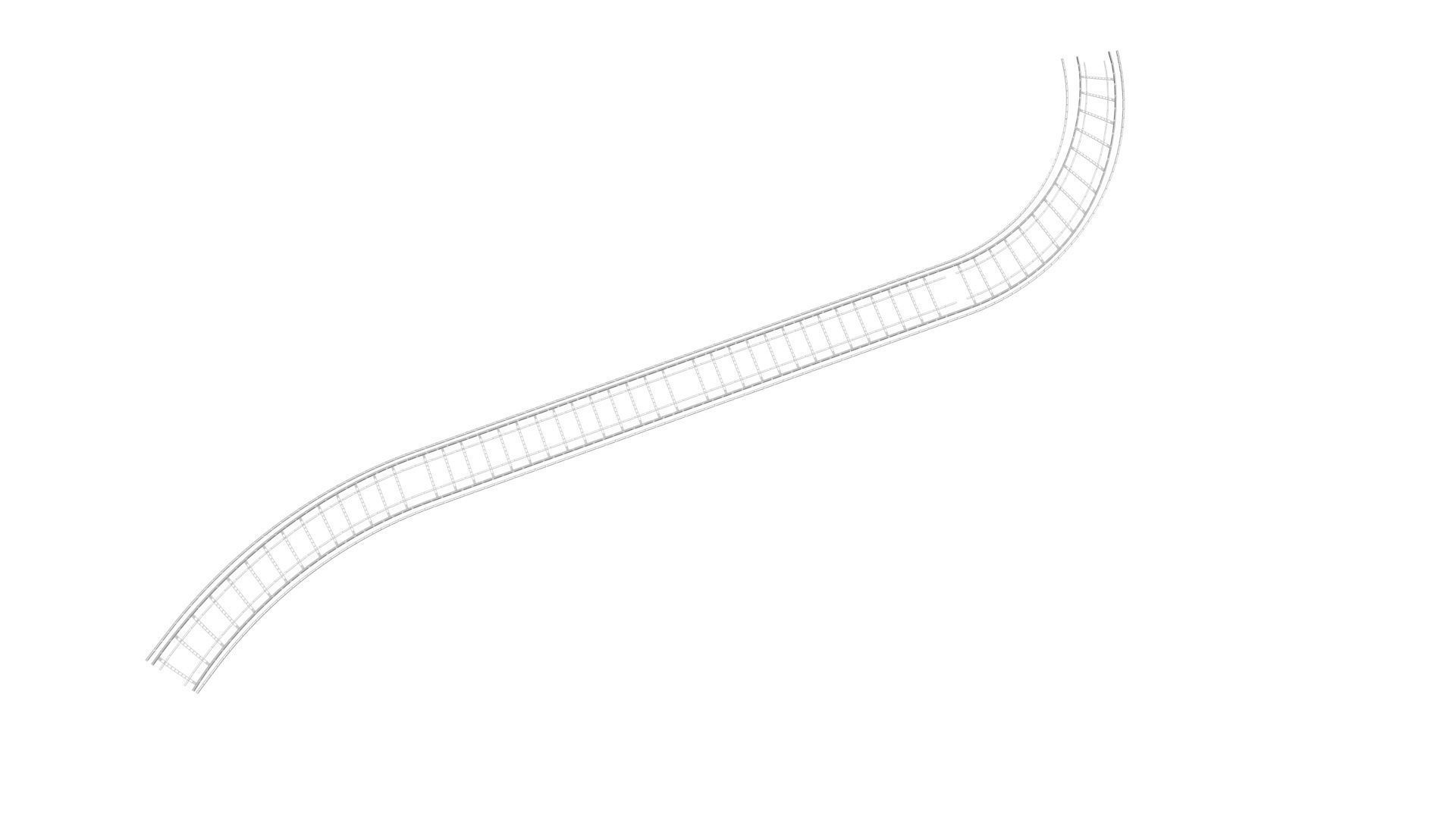 Railway Track 3D model_25