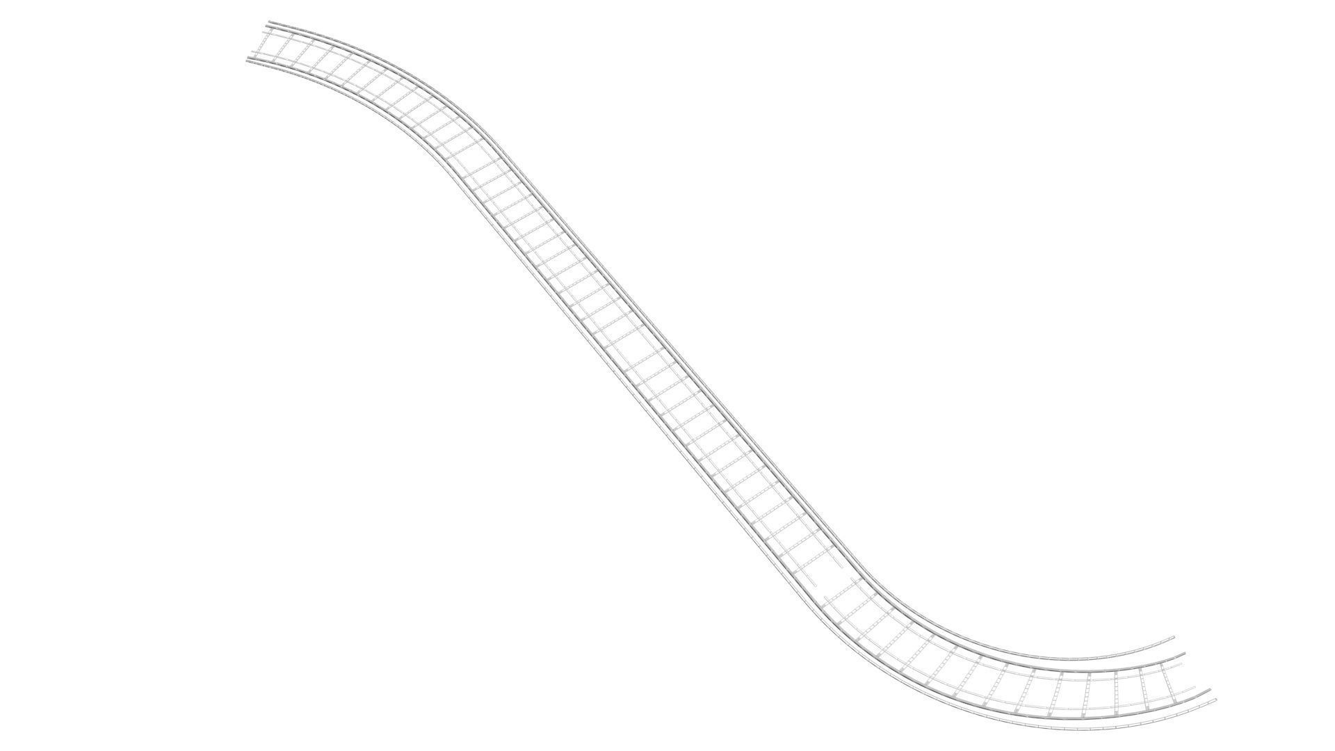 Railway Track 3D model_26