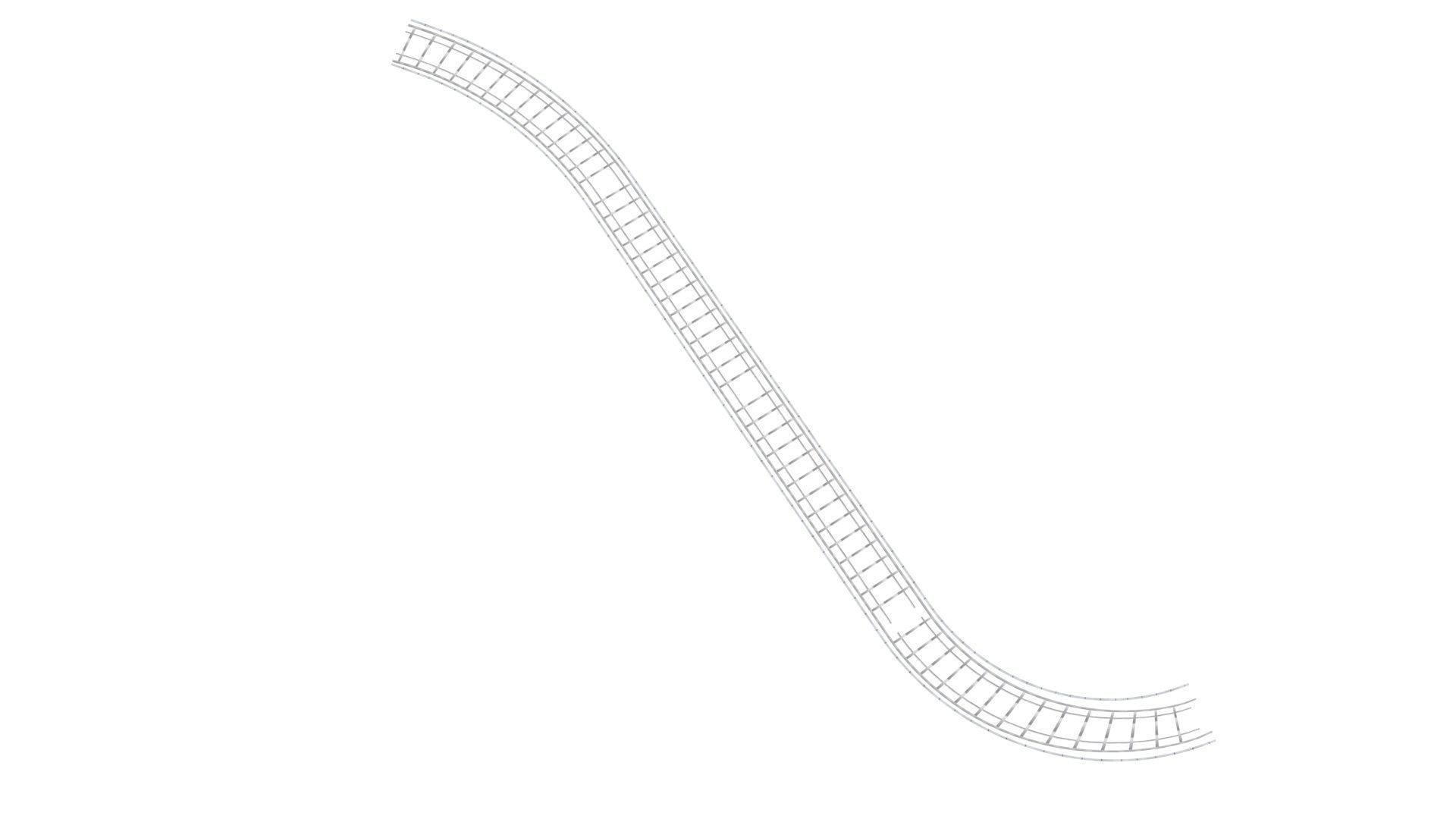 Railway Track 3D model_15