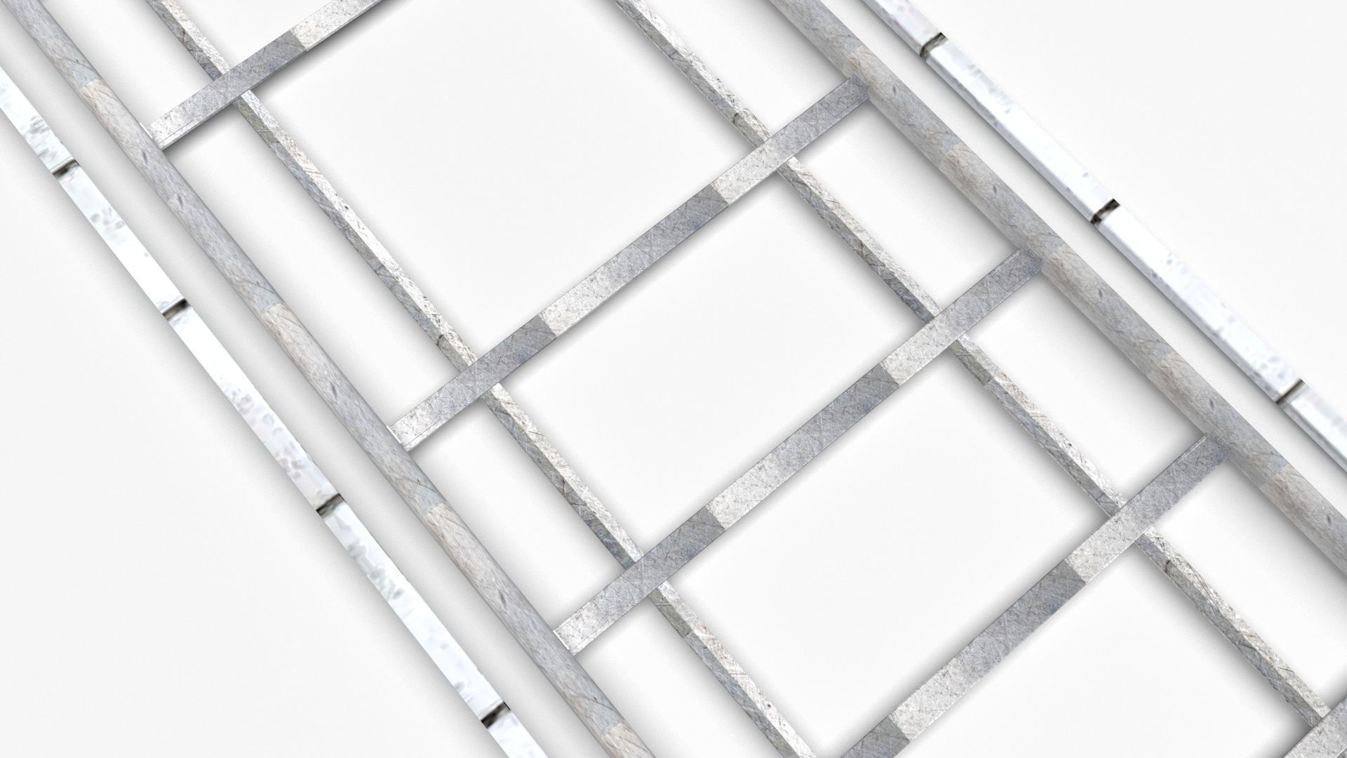 Railway Track 3D model_5