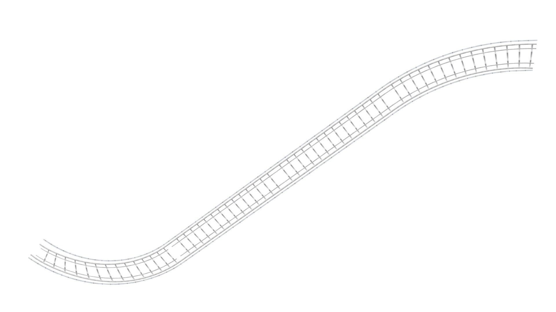 Railway Track 3D model_17
