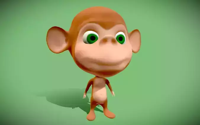 Monkey Child - UV - Texture