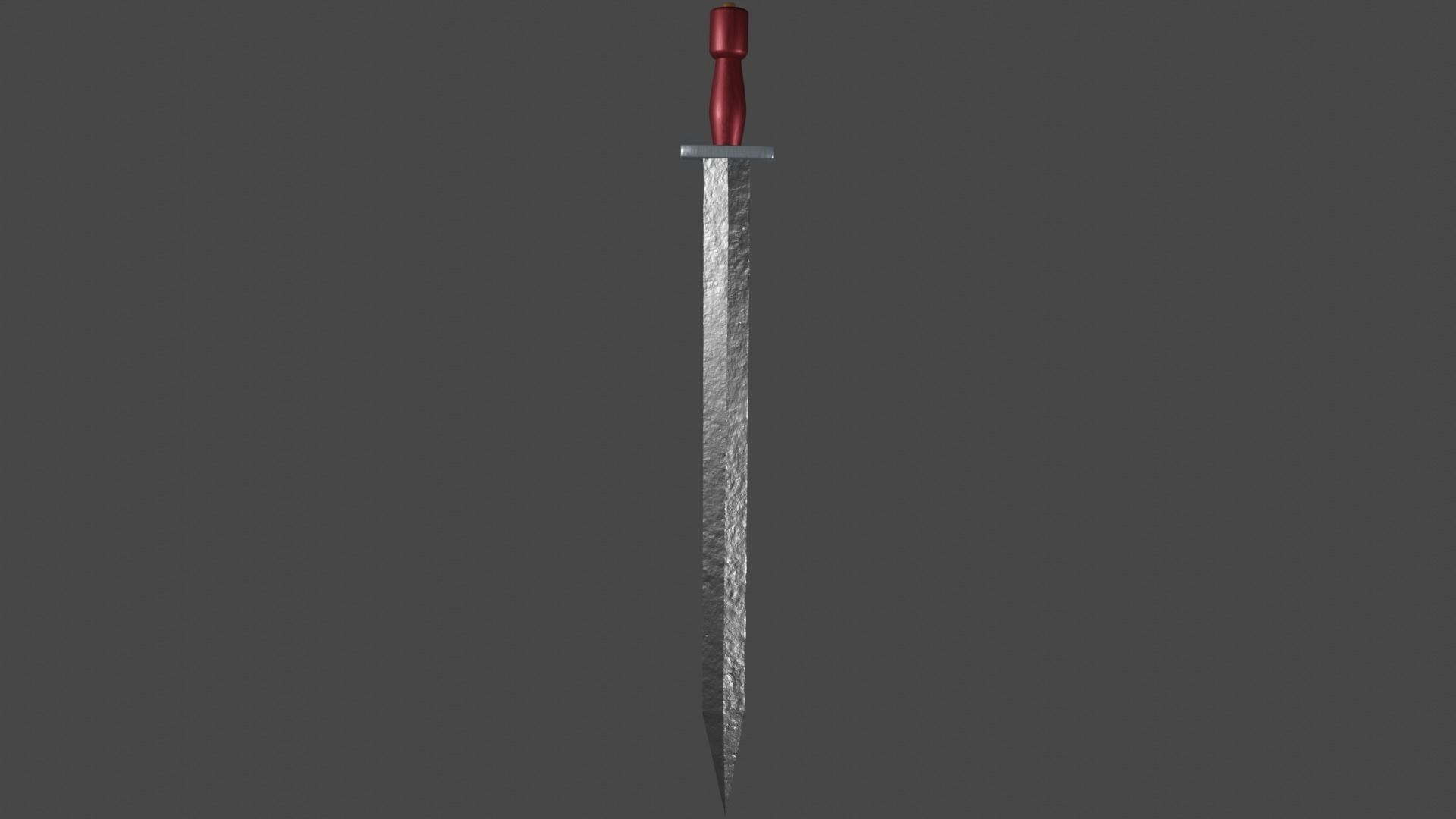Gladius sword with Xyphos handle Low-poly 3D model_7