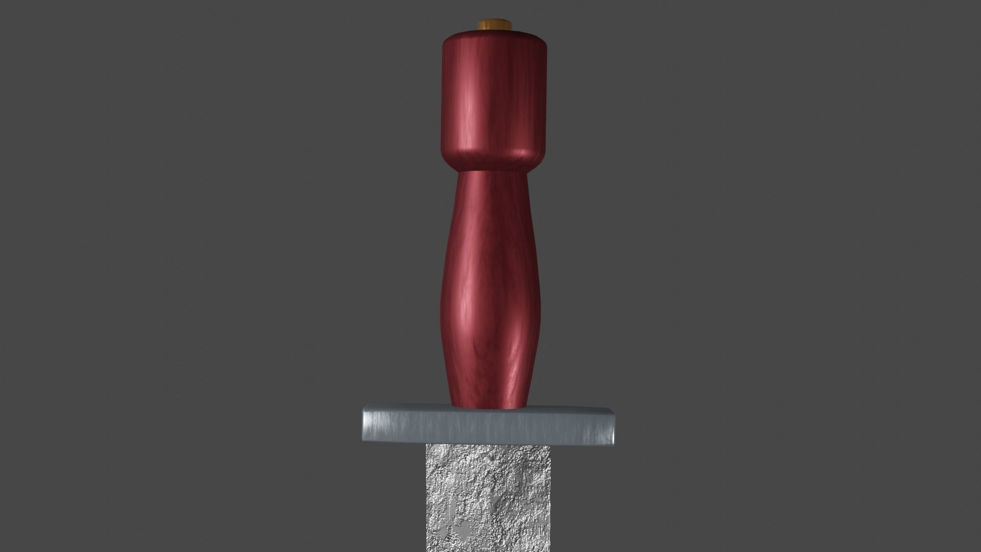 Gladius sword with Xyphos handle Low-poly 3D model_8