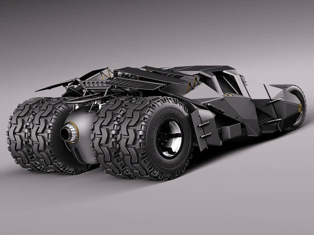 Batmobile 2005 3D model_6