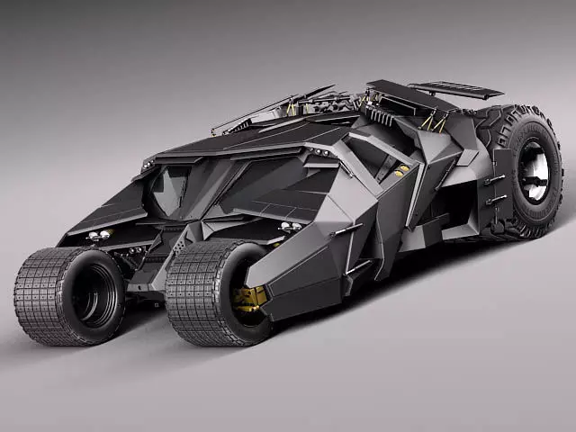Batmobile 2005 3D model_0
