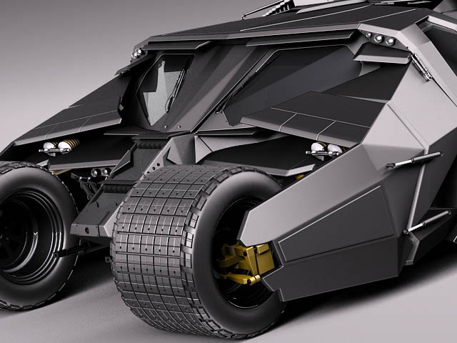 Batmobile 2005 3D model_2