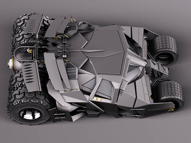 Batmobile 2005 3D model_4