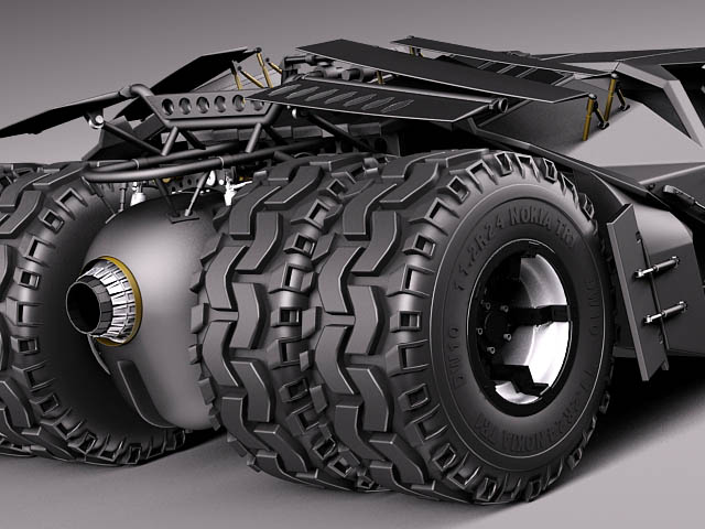 Batmobile 2005 3D model_3