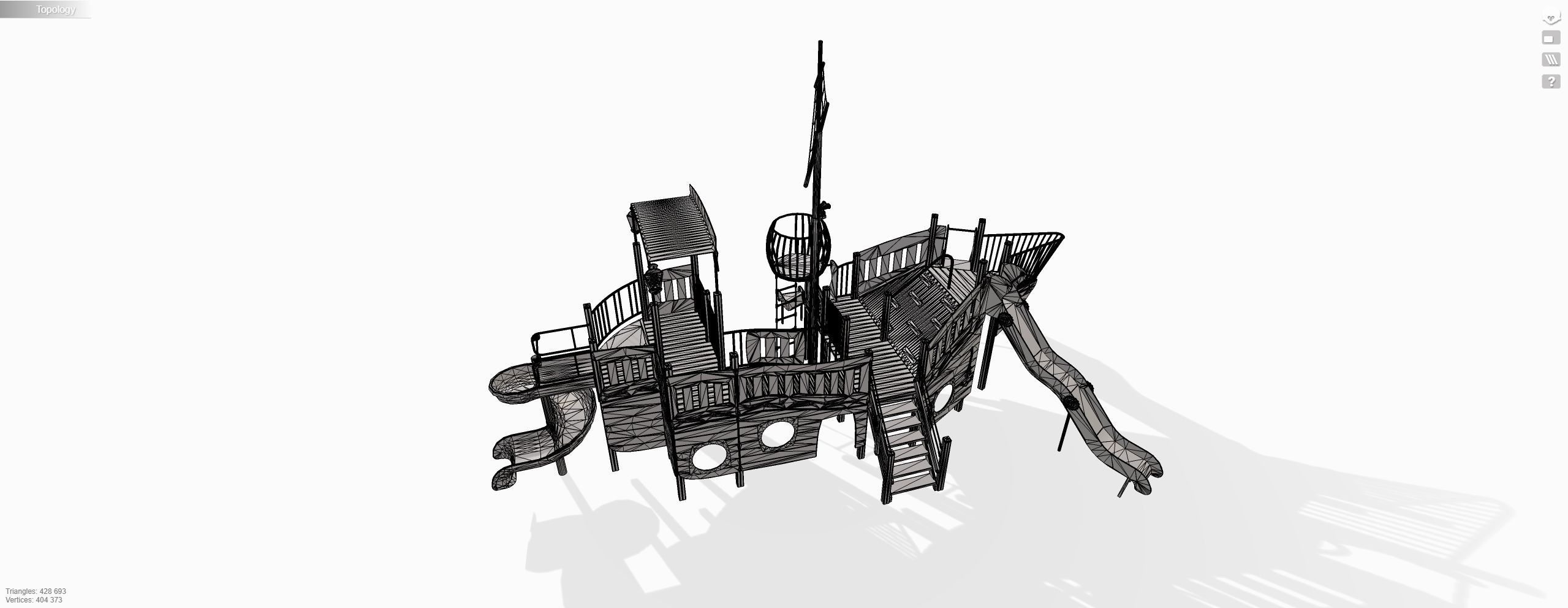 Playground for kids 3D model_12