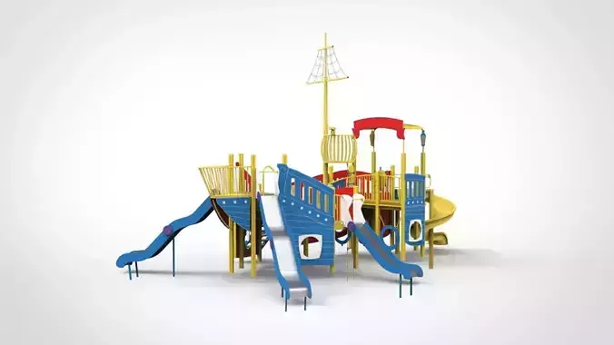 Playground for kids 3D model