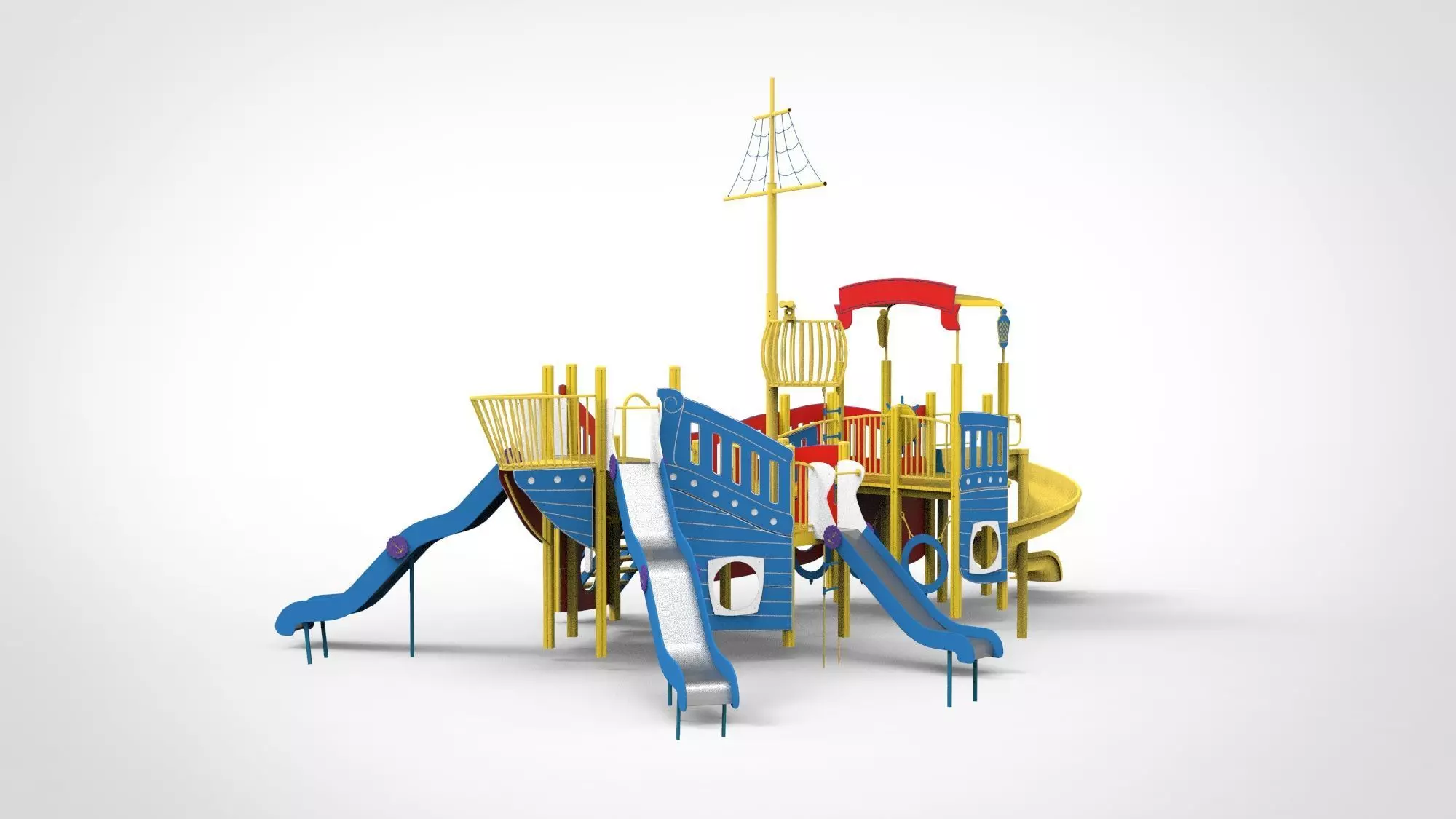 Playground for kids 3D model_0