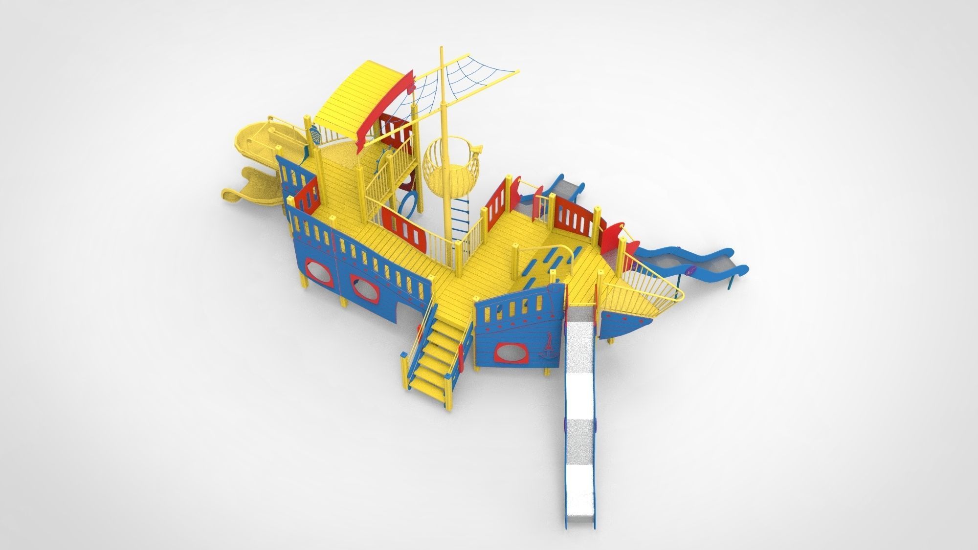 Playground for kids 3D model_8