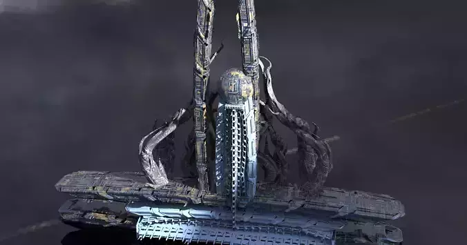 Royal Kings Autumn ivy sci fi tower