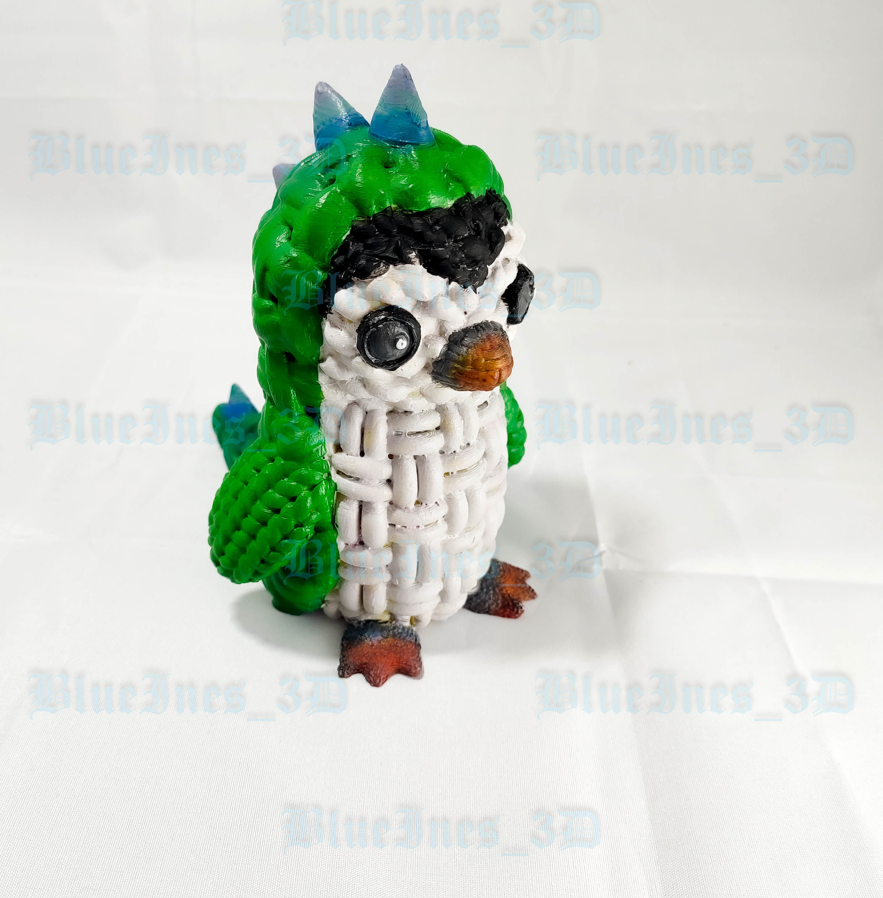 CROCHET DINOSAUR PENGUIN 3D print model_3