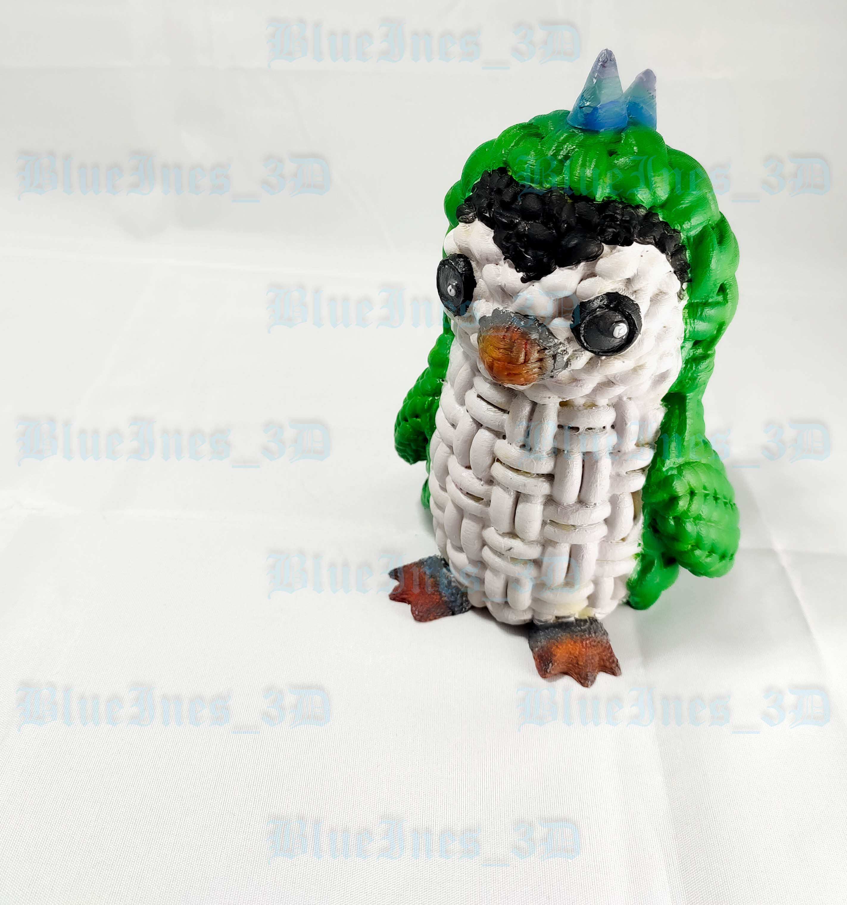 CROCHET DINOSAUR PENGUIN 3D print model_4